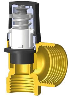 Soupape de sécurité pour chauffage DUCO 1/2" x 3/4" 1,8 bar (691520.18)