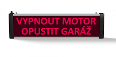 Panneau double face SVN 722/2 LED Éteindre les moteurs, Quitter le garage