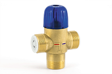 Vanne mélangeuse thermostatique Taconova NOVAMIX VALUE DN15 avec clapet anti-retour, 35-70°C