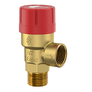 Soupape de sécurité Flamco Prescor 1/2" M x 1/2", 3 bar (27675)