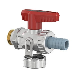 Robinet de vidange Flamco KFE-KH 1/2" avec raccord pour tuyau (F10638)