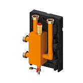 Stabilisateur hydraulique Meibes Meiflow DN 25 avec bouteille de découplage et séparateur (M66393.21)