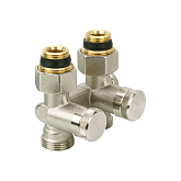 Raccord double pour radiateur Danfoss RLV-K DN 15 droit (003L0280)