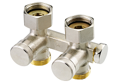 Raccord double pour radiateur Danfoss RLV-K DN 20 droit (003L0281)