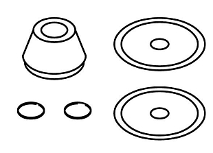 Kit de réparation DN15 Danfoss AVTB FJV AVD(S)A (003N4006)