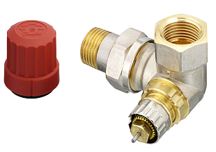Robinet de radiateur Danfoss RA-N DN 15 coudé gauche (013G0234)