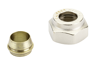 Raccord à compression Danfoss pour tubes en acier et en cuivre G 3/4" (013G4125)