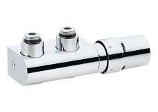 Kit Danfoss VHX/RAX VHX-DUO d’angle chromé (013G4279)