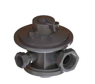 Régulateur de pression industriel pour gaz naturel FISHER B 25, 3/4" / 1 1/4", d’angle (44022200)