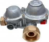 Régulateur de pression de gaz naturel domestique HUTIRA B 10NG, 3/4" / 1 1/4", coudé, 10 m3/h (44011000)