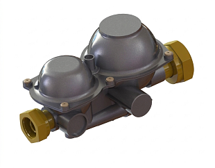 Régulateur de pression de gaz naturel domestique HUTIRA B 6NG - L, 3/4" / 1", direct (44010080)
