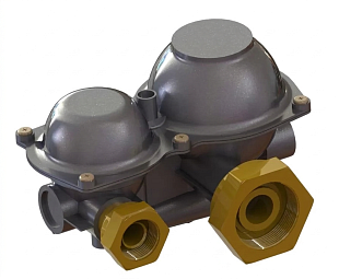 Régulateur de pression de gaz naturel domestique HUTIRA B 6NG – « U », 3/4" / 1 1", version « U », 6 m3/h (44010090)