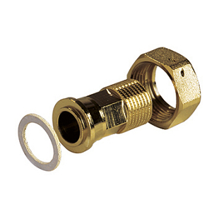 Raccord Flamco avec écrou tournant DN15, G 3/4" x 1/2" (M1270070)