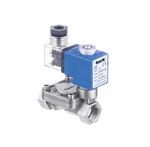 Électrovanne en acier inoxydable TORK T-SYD 603 DN 15, 230 VAC