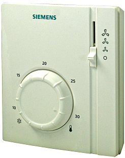 Thermostat d'ambiance pour ventilo-convecteur à deux tubes Siemens RAB 21 (RAB21)