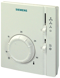 Thermostat d'ambiance pour ventilo-convecteur à deux tubes Siemens RAB 11 (RAB11)