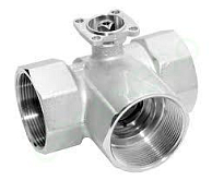 Robinetterie à boisseau sphérique de régulation trois voies Belimo R3015-1-S1 (R 310)