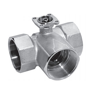 Robinetterie à boisseau sphérique de régulation trois voies Belimo R3050-25-S4 (R 348)