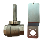 Robinet à boisseau sphérique avec adaptateur Bola K82131DN15-NM
