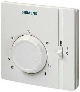 Thermostat d'ambiance avec molette de réglage Siemens RAA 31 (RAA31)