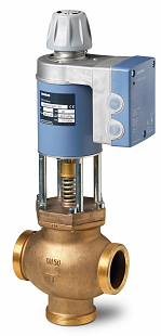 Électrovanne magnétique filetée Siemens MXG 461B 15-0,6, 130°C 24 VAC/VDC (MXG461B15-0.6)