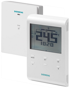 Thermostat d'ambiance sans fil Siemens RDE 100.1 RFS-XA