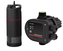 Ensemble pompe submersible Grundfos SB3-45M + unité de contrôle de pression (98163259)