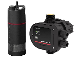 Ensemble pompe submersible Grundfos SB3-45M + unité de contrôle de pression (98163259)