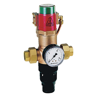 Séparateur de tuyauterie Honeywell R295H-2A, classe de risque 4, BRONZE, commande hydraulique, pression 0,5 bar, DN 50