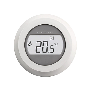 Thermostat d'ambiance sans fil monozoné Honeywell Round T87RF2083