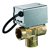 Vanne de répartition trois voies avec actionneur électrique Honeywell V4044C1189/B DN 20