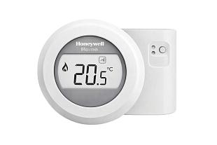 Thermostat d'ambiance sans fil monozoné Honeywell ROUND Y87RF2024