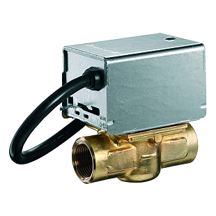 Vanne à deux voies avec actionneur électrique Honeywell V4043H1122/U interrupteur DN 25
