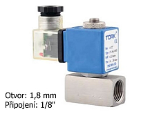 Électrovanne en acier inoxydable TORK T-SK 600 DN 6, 24 VDC