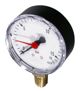Manomètre Honeywell M76K-A16 pour filtres de la série F76S
