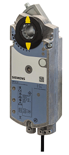 Actionneur à clapet SIEMENS GBB141.1E, 24V, 2 points, 3 points, 25Nm, BHF