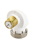 Adaptateur d'angle pour têtes de radiateur avec raccord Danfoss RA pour vannes M30x1,5 (013G1360)