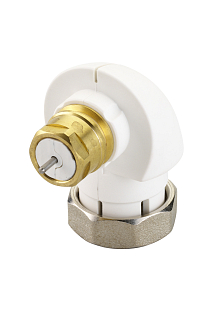 Adaptateur d'angle pour têtes de radiateur avec raccord Danfoss RA pour vannes M30x1,5 (013G1360)