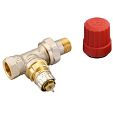 Vanne thermostatique de radiateur Danfoss RA-N 10, droite, Rp 3/8” x R 3/8”, préréglable (013G0012)