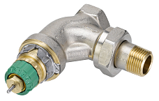 Vanne de radiateur d'angle Danfoss RA-DV 3/8" DN 10 (013G7711)