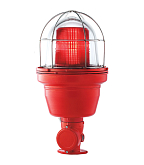 SIRENA Maják zábleskový - EX 0100 STF (ATEX EX-D) _ 12/24 V; DC; 15 J; M25*1,5; červená; Barva základny: červená; IP66