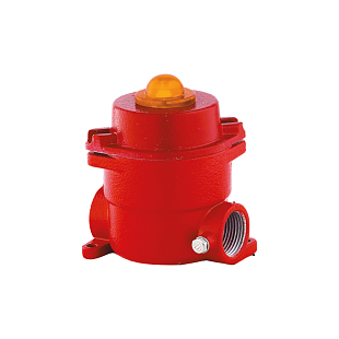 SIRENA Svítidlo signální - EX 045 LED PAG SP (ATEX EX-D) _ 240 V; AC; 1"; oranžová; Barva základny: červená; IP66