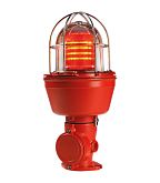 SIRENA Maják LED - EX 070 FLR S _ 12/24 V; ACDC; M25*1,5; červená; Barva základny: červená; IP66