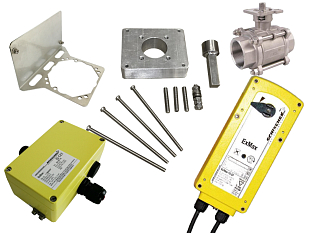 Ensemble Schischek EXMAX-15-F et vanne à bille à deux voies T-KV903.25 (SCH25.201)