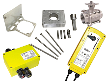 Ensemble Schischek EXMAX-15.30-Y et vanne à boisseau sphérique à deux voies T-KV903.25 (SCH25.202)